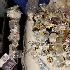 Earings bracelets necklaces